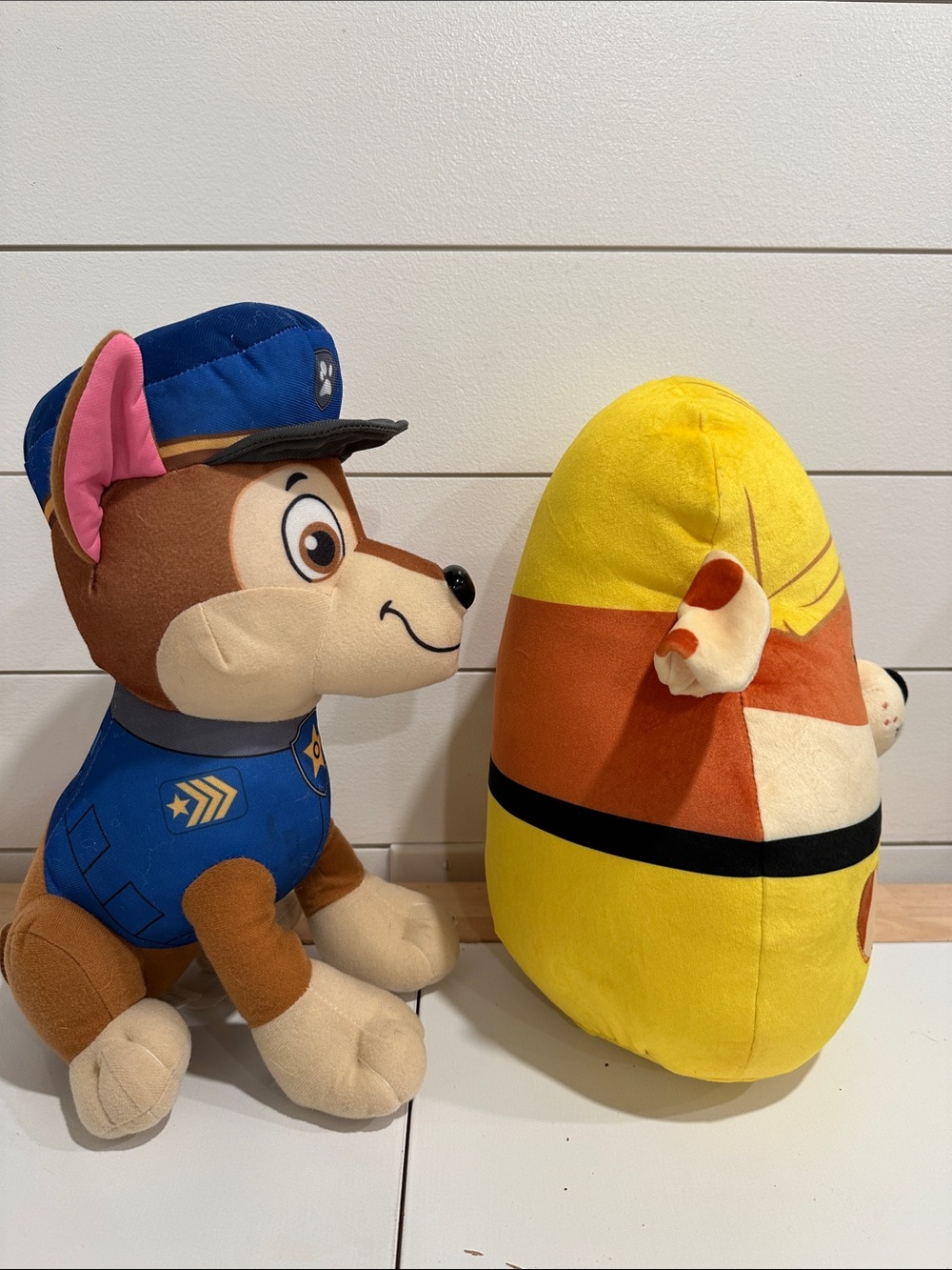 Paw Patrol Plush Chase & Rubble Set - Blue, Yellow, Brown - Picture 2 of 10